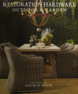 Cover of the 2011 Restoration Hardware Outdoor & Garden Source Book